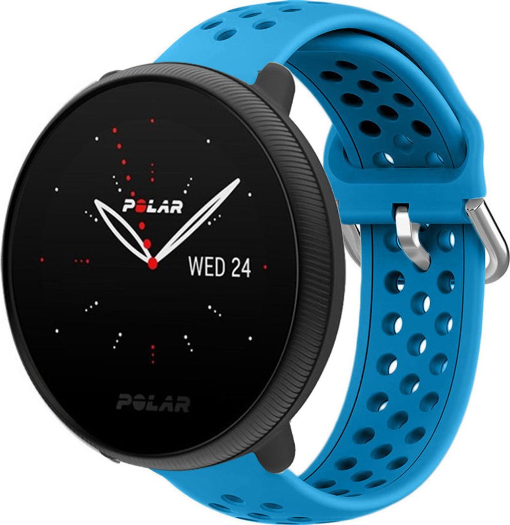Strap-it Polar Ignite 3 Silikonarmband mit Löchern Produktbild 