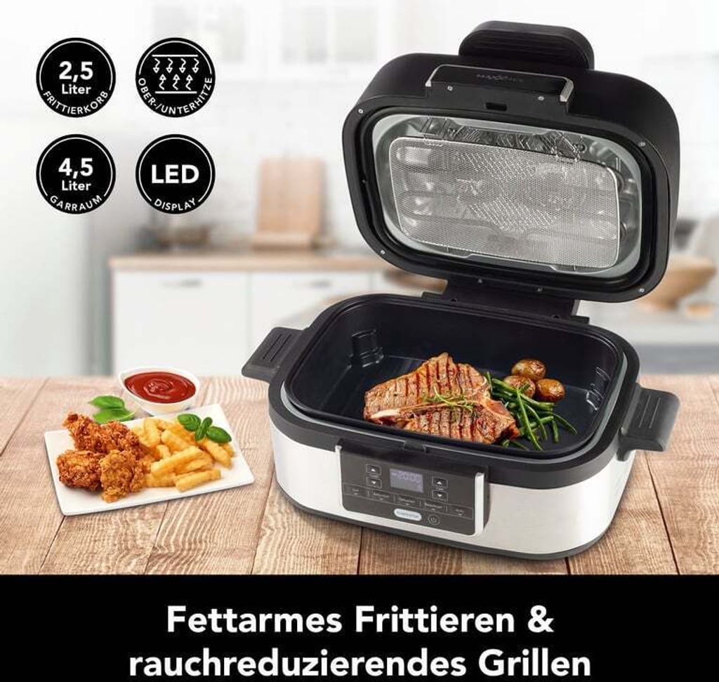 Maxxmee Alleskönner 20 In 1 Video MAXXMEE Multi-Grill mit Heißluft-Funktion | Kaufland.de