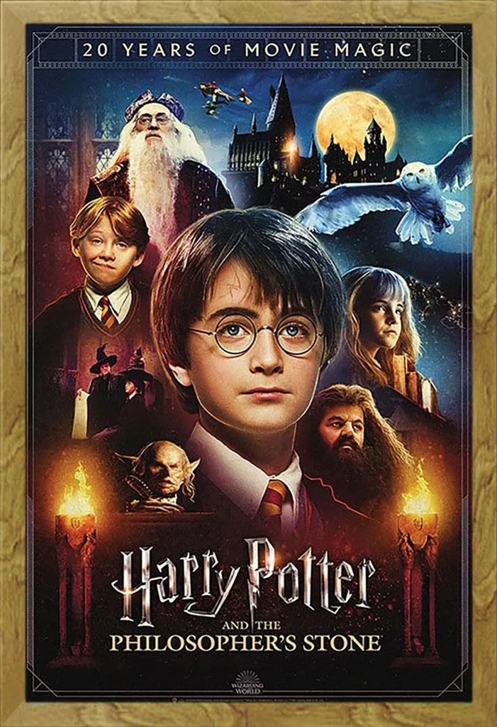 Cadre Harry Potter prêt à suspendre : protégez votre poster avec style