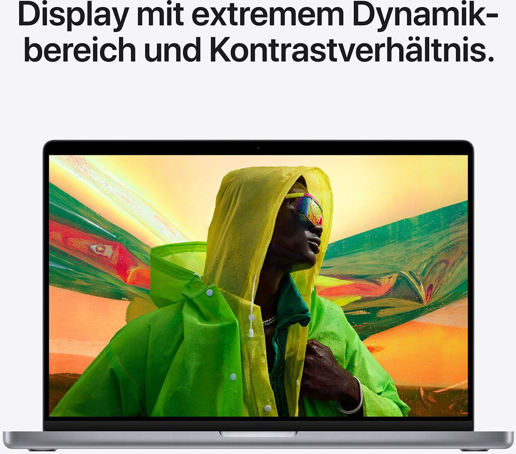 MacBook Pro 16 Zoll space grau, 2021, Apple M1 Pro, 16GB, Produktbild 17