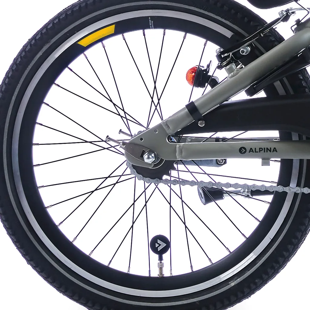 Roue arrière 22 HLQC Trail Noir : robustesse et fluidité Alpina SW SPK