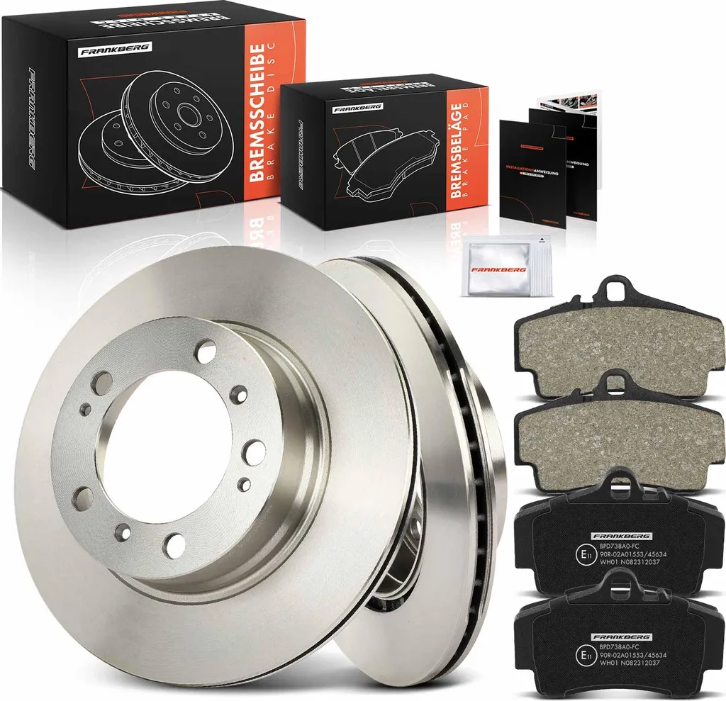 Disques et Plaquettes de Frein Arrière pour Porsche Boxster 986 2.5 2.7