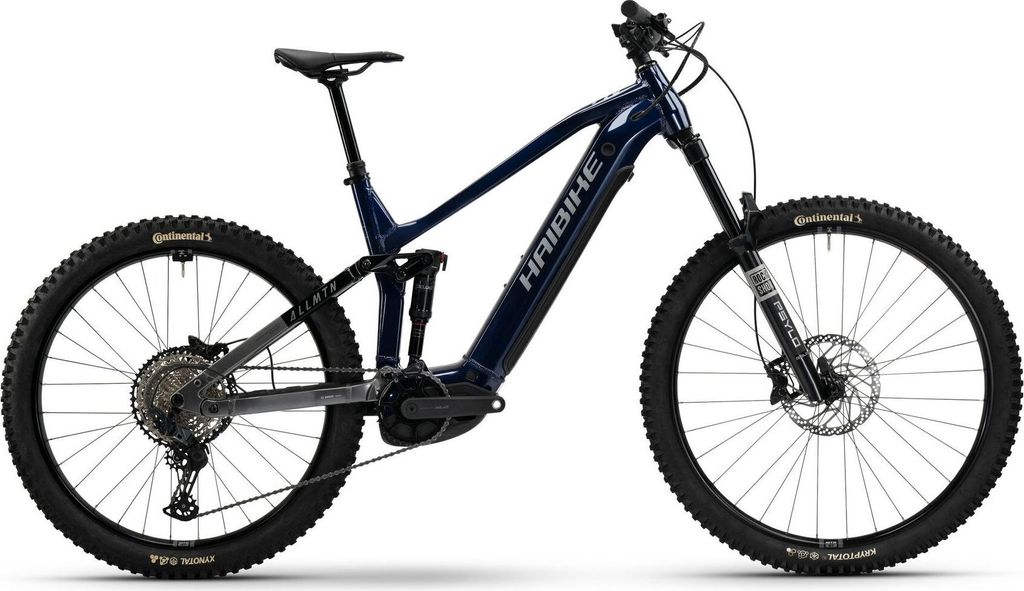 Haibike ALLMTN 6 ocean black/grey glänzend 29" 800 Wh Diamant E-Mountainbike in Dunkelblau
