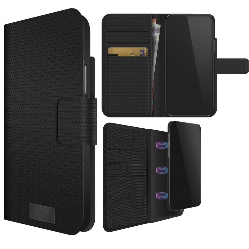 2in1 Wallet Schwarz für Apple iPhone 12 mini