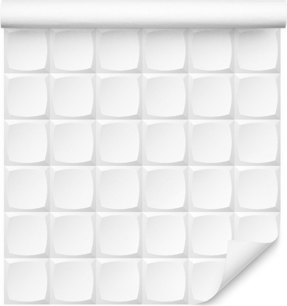 10m VLIES TAPETE Rolle 3D Effekt Quadrate Mosaik Geometrie XXL