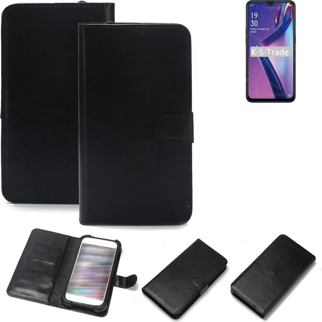 K-S-Trade Handyhülle Schutzhülle kompatibel mit Oppo A12s Handy Schutz Hülle Handyhülle Bumper schwarz 1x