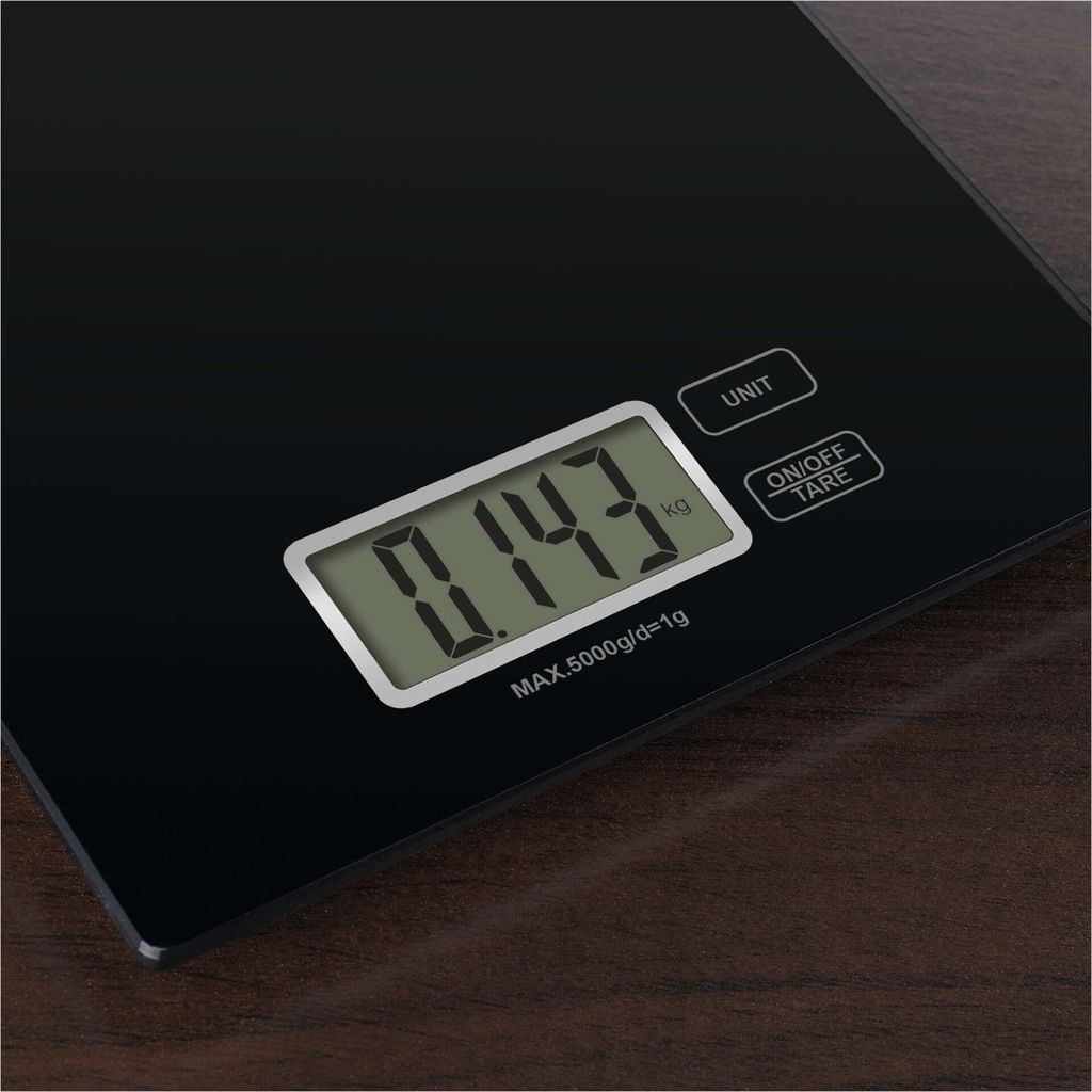 EMOS Küchenwaage aus Hartglas, Digitalwaage mit LCD Produktbild 6