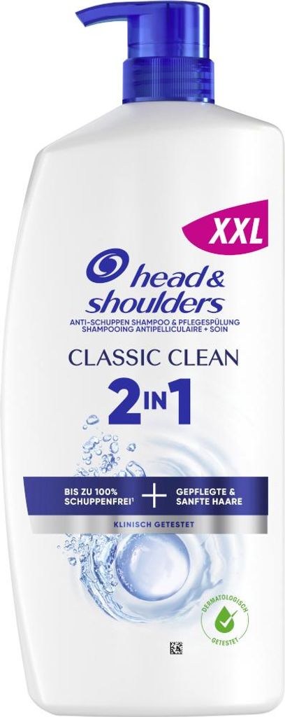 Head & Shoulders Anti-roos Shampoo 2-in-1, Classic Clean, Productafbeelding 