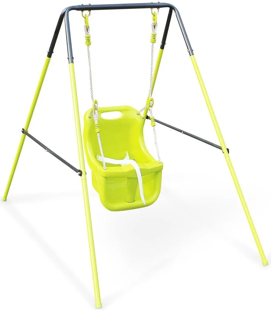 Seggiolino Altalena per Bambini 118cm Verde - Sicurezza e Divertimento