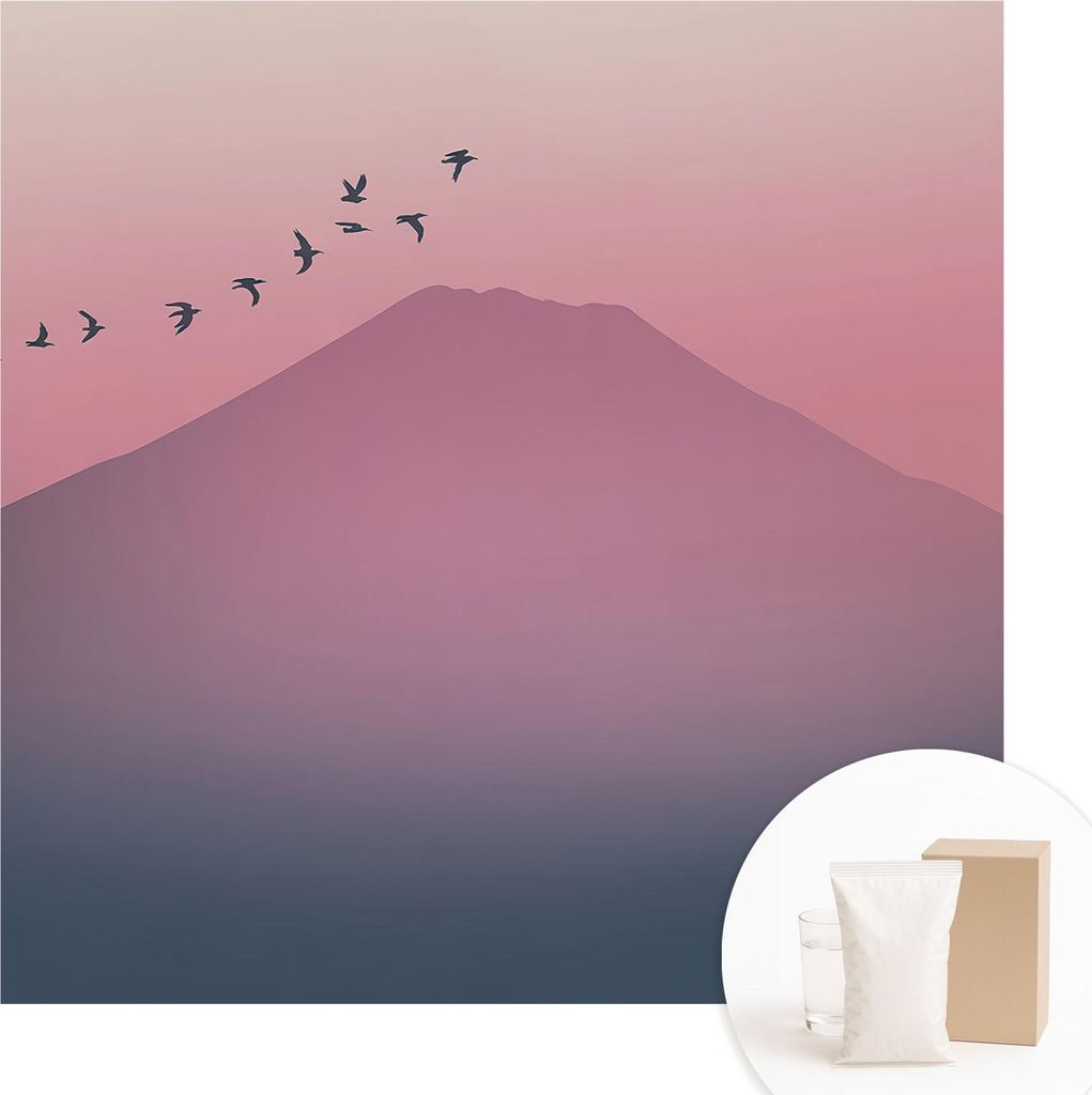 Fototapete - Wandbilder für Wohnzimmer - 250x250 cm - Dekorative Wandfolie - Modernes Design für Wanddekoration - Tapeten für Innenräume - Berg...