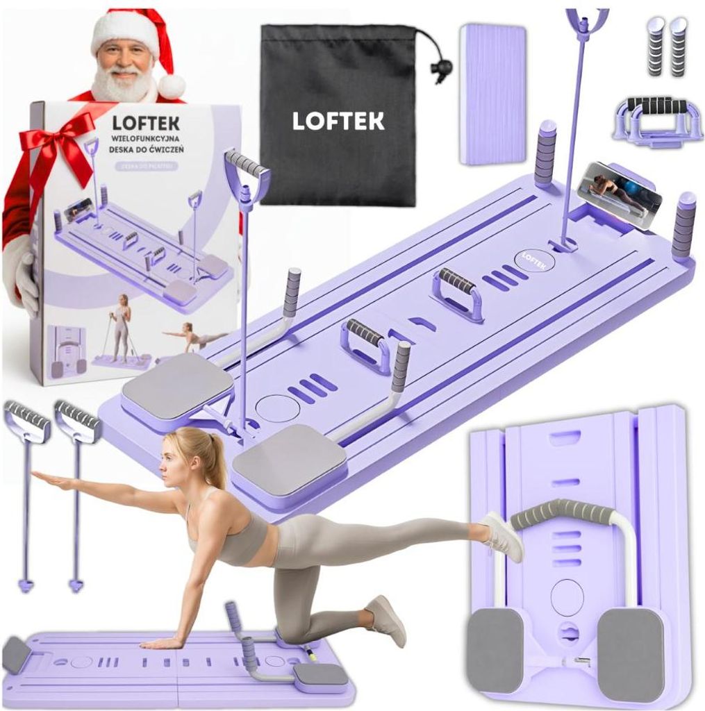 LOFTEK Pilates Reformer 10in1 Multifunktionstafel