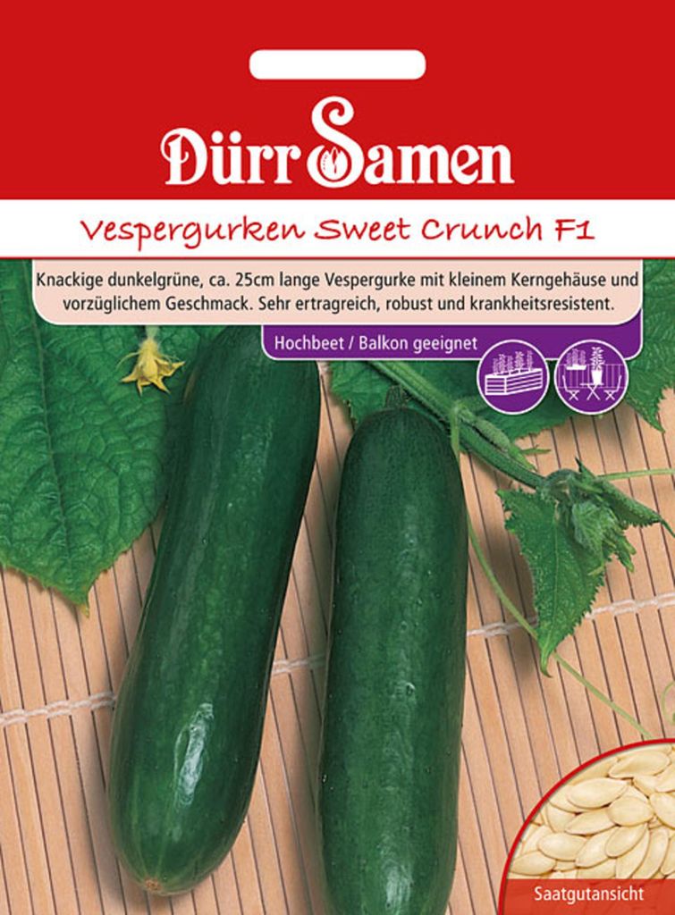 Dürr-Samen - Vespergurken Sweet Crunch F1 - Saatgut - 1147 Produktbild 
