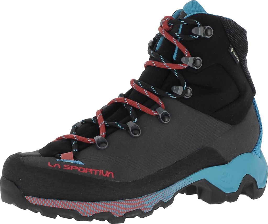 La Sportiva Aequilibrium Trek GTX Damen Carbon/Malibu Blue 39