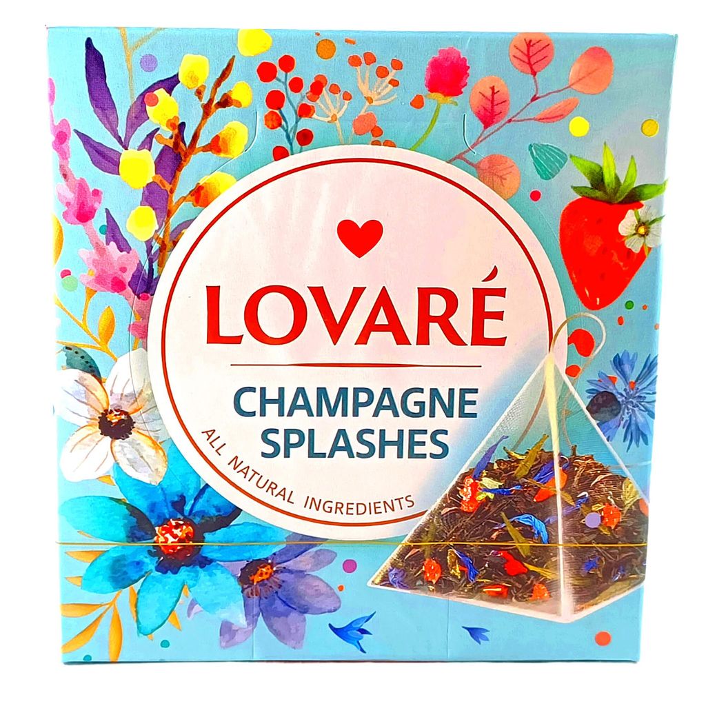 Tè Lovare "Spruzzi di champagne" tè nero 30g Immagine del prodotto 