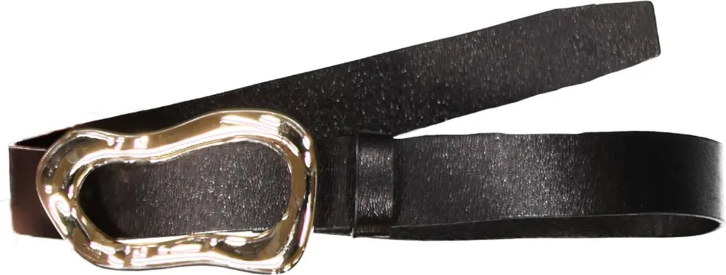 Cintura Donna GARCIA 60 Nero 95: Eleganza Italiana in Vera Pelle