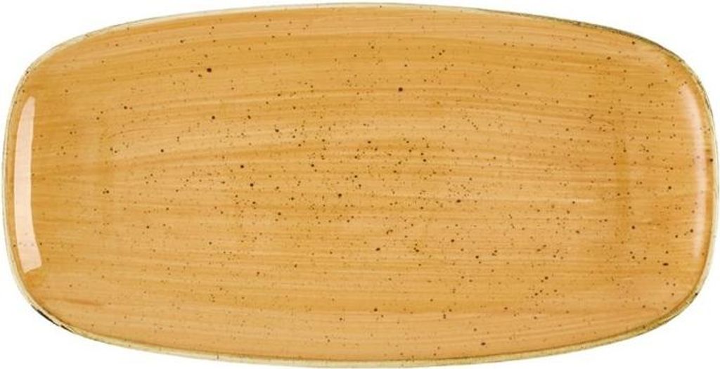 Churchill Stonecast Tangerine Chefs' Oblong Plate No. 3 (12 Stück) (298 x 153mm)