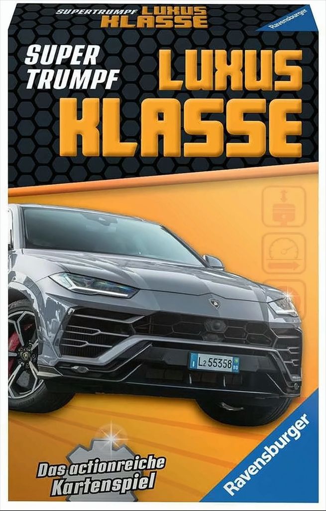 Ravensburger Supertrumpf Luxus Klasse, Kartenspiel, Produktbild 