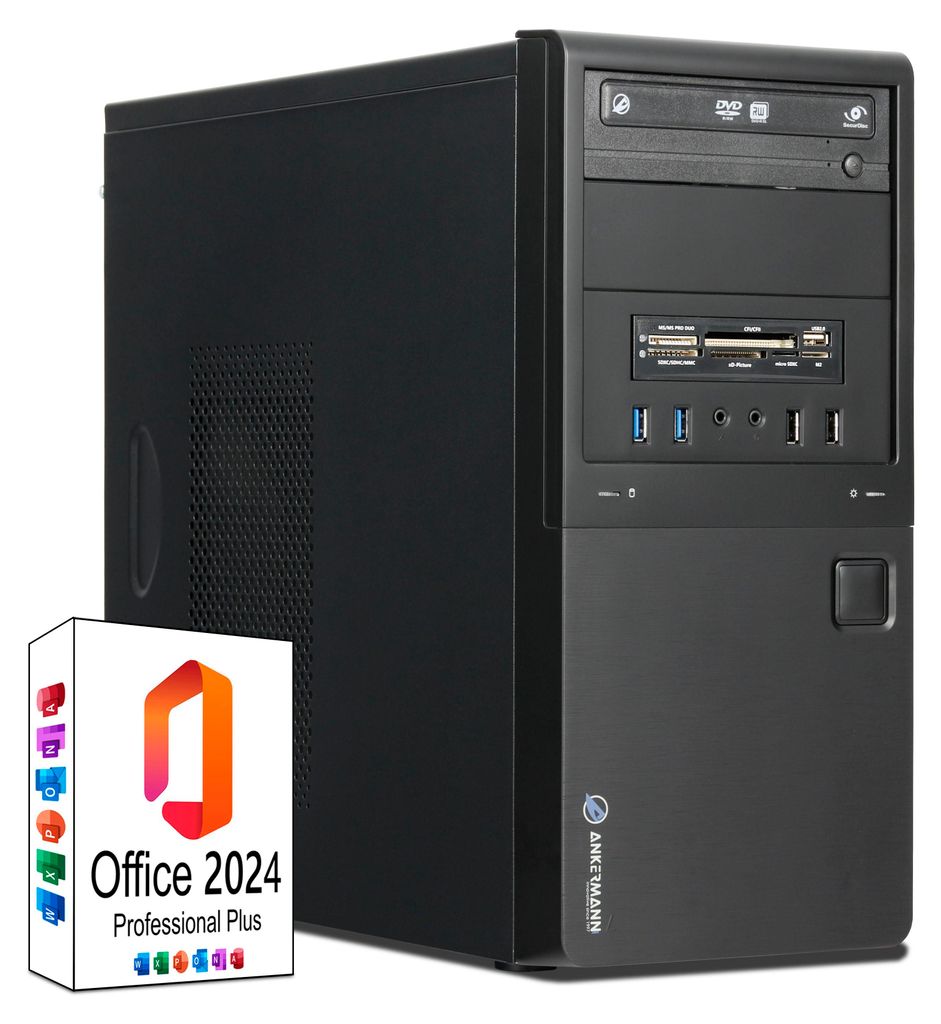 Business Office Work PC | AMD Ryzen 5 5600GT | 32GB RAM | Immagine del prodotto 
