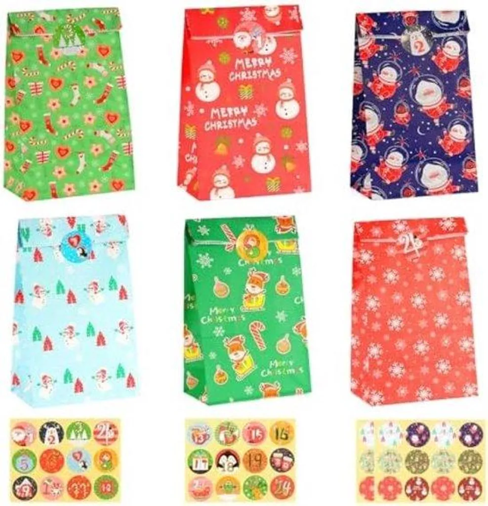 Sacs cadeaux de Noël parfaits pour vos petits présents et chocolats
