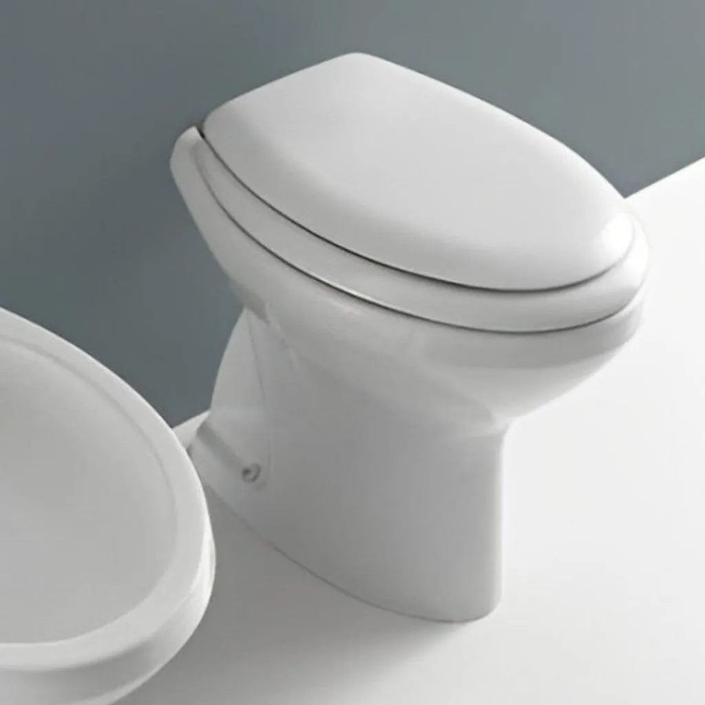 Abattant WC Thermodurcissable Donatello Blanc Haute Résistance Rayures