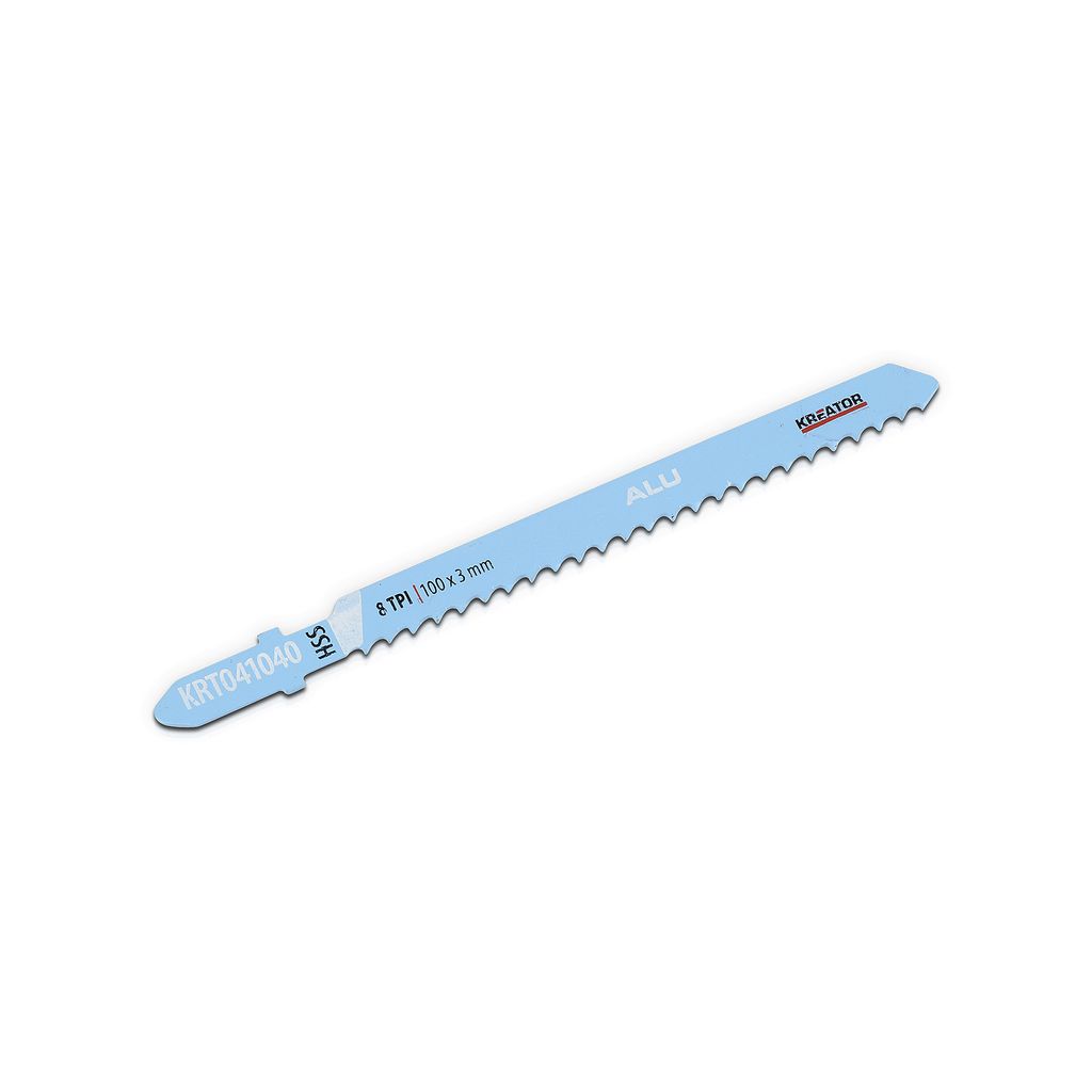 Sägeblätter für Säbelsägen HSS für Metalle Bezeichnung 2 Blätter Länge 100 mm Zahnweite 8 Tpi - Schritt 3 mm Befestigung Form 't'utili