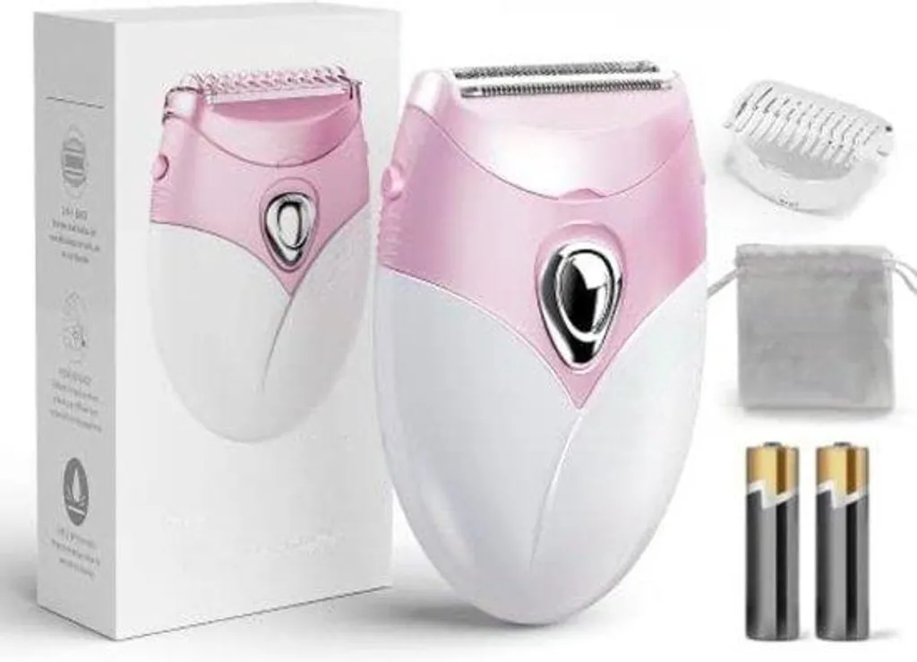 Tondeuse maillot pour femme rose et compacte - Rasoir manuel précision