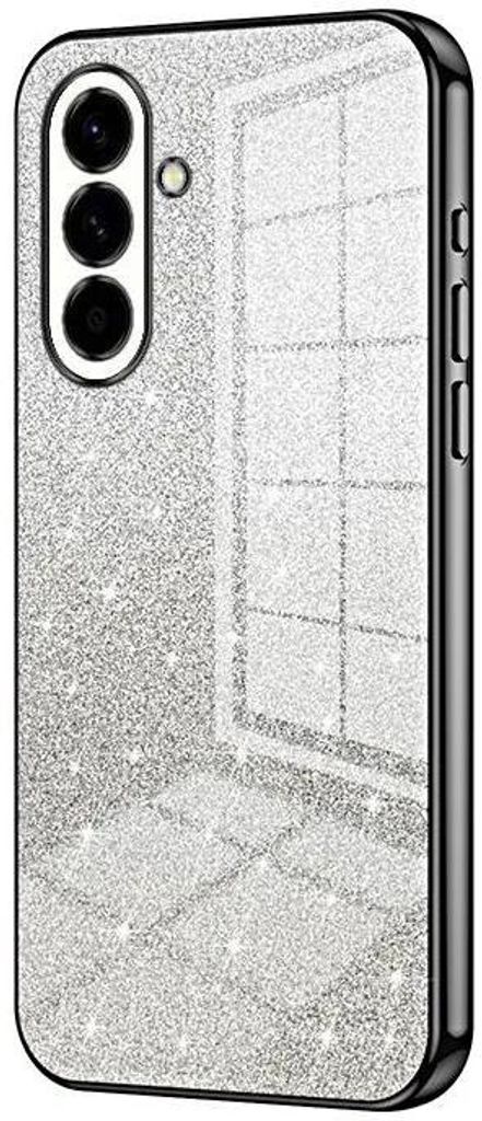 Glitzer Hülle für Samsung Galaxy A57 - Phonesta Crystal Sparkle Silikon Back Cover - Schwarz