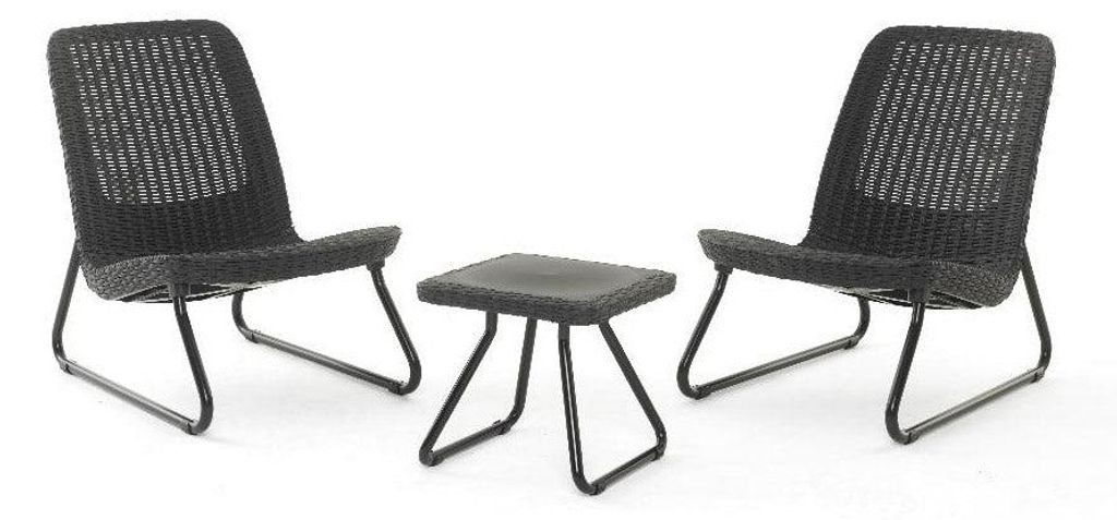 Allibert Rio Patio, Schwarz, Grau, Polypropylen (PP), 38 Produktbild 