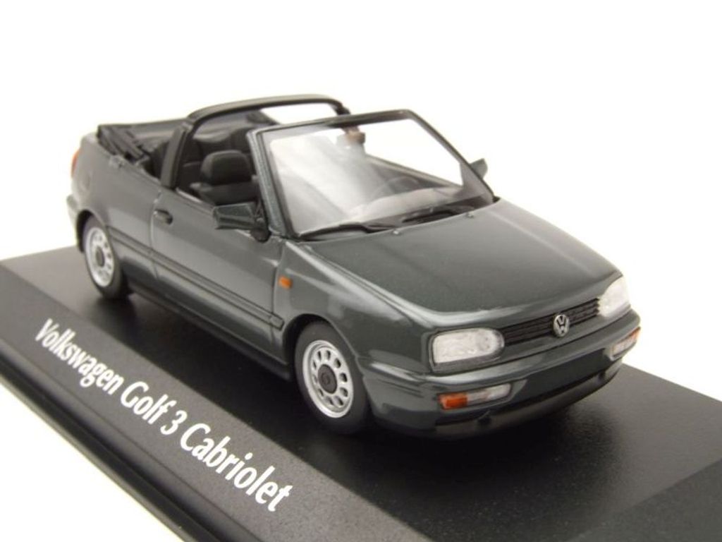 Maxichamps 940055531 VW Golf 3 Cabrio 1997 grau metallic Produktbild 8