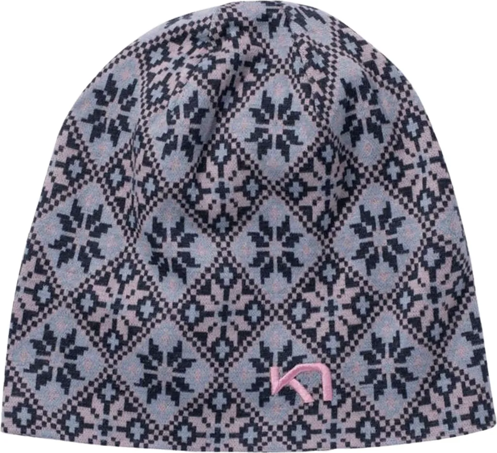 Bonnet anti-froid en laine mérinos Kari Traa Rose Beanie bleu marine