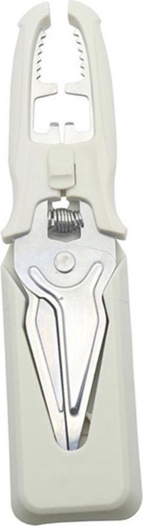 INF Magnetische Küchenschere 3CR13 Edelstahl mit Selbstschärfung für Zuhause Weiß