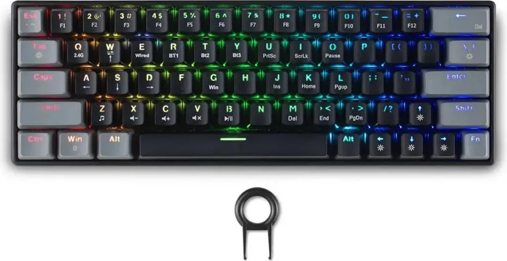 Clavier de jeu Spartan Gear Pegasus 2 - Liberté Sans Fil et Style RGB