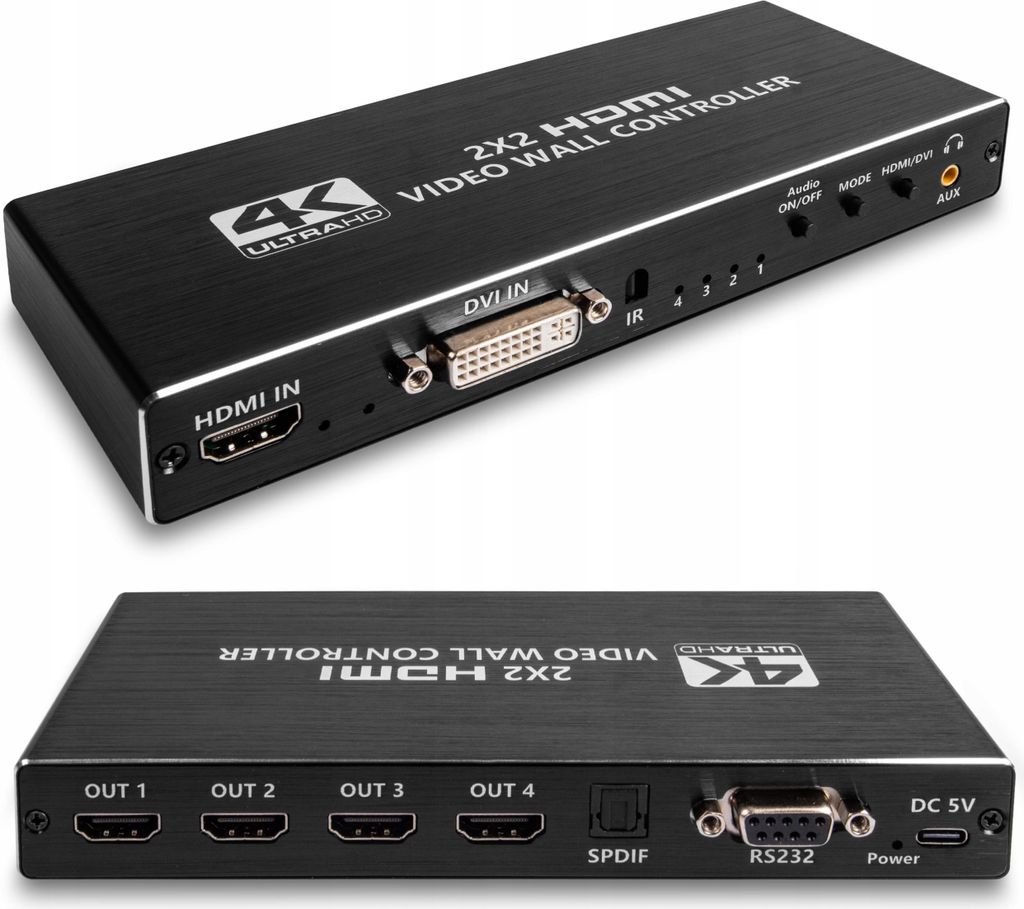 Videowand-Controller Hdmi 2X2 Splitter Obrázek produktu 