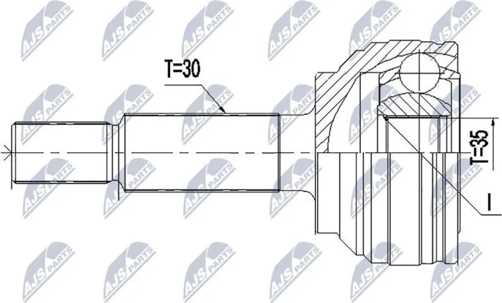 Réparation transmission Tesla Model S : Jeu de joints NTY 100771900C