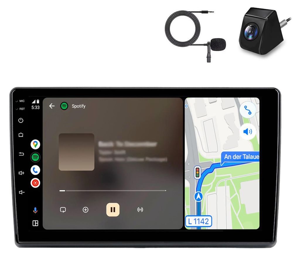 Carplay Autoradio Mit Kamera Mic Für Fiat Ducato Citroen Jumper Peugeot Boxer 2006-2025 Android GPS Navi WIFI DAB+ SWC RDS DSP USB BT 2+64GB