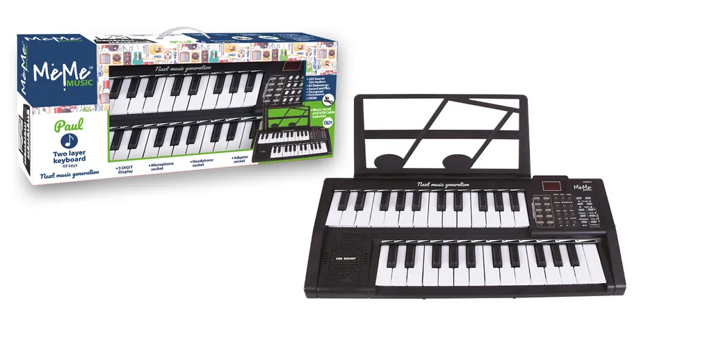 Clavier 49 touches MeMe MeMe Paul à deux niveaux : gagnez de la place