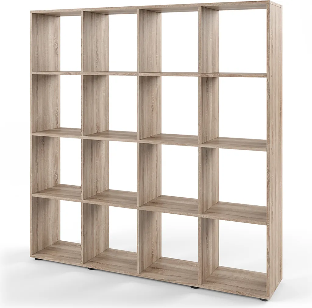 Meuble cube Vicco Karree Sonoma 138.5x142.5cm robuste et design bois