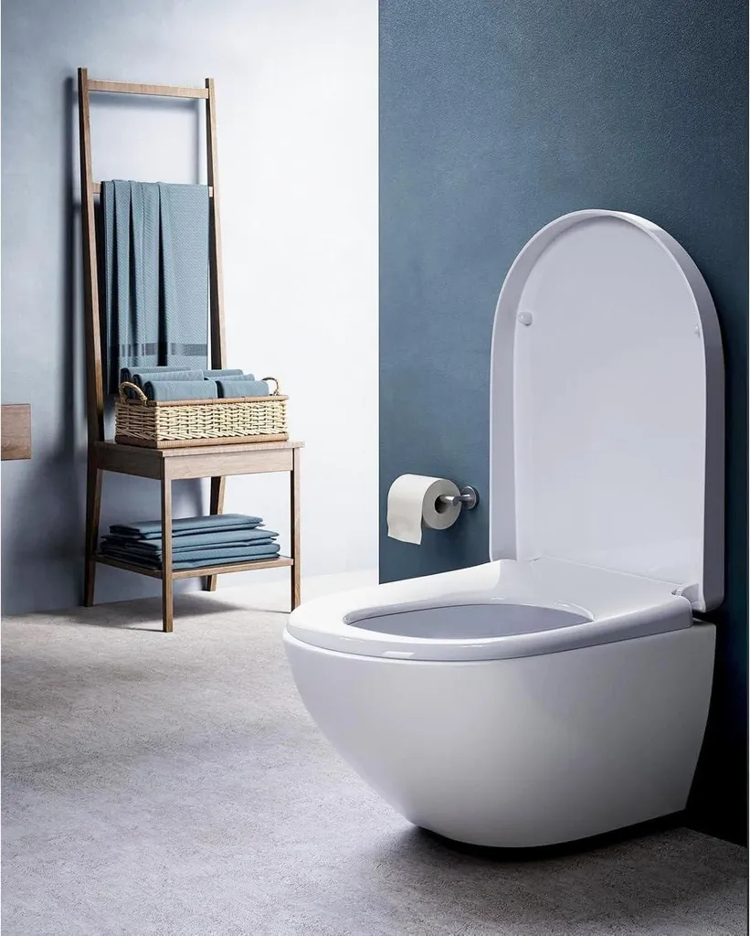 Abattant WC déclipsable Quick-release forme D blanc avec frein de chute - 8