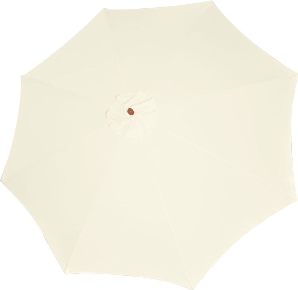 vidaXL Sonnenschirm 300x258 cm Sandweiß Produktbild 