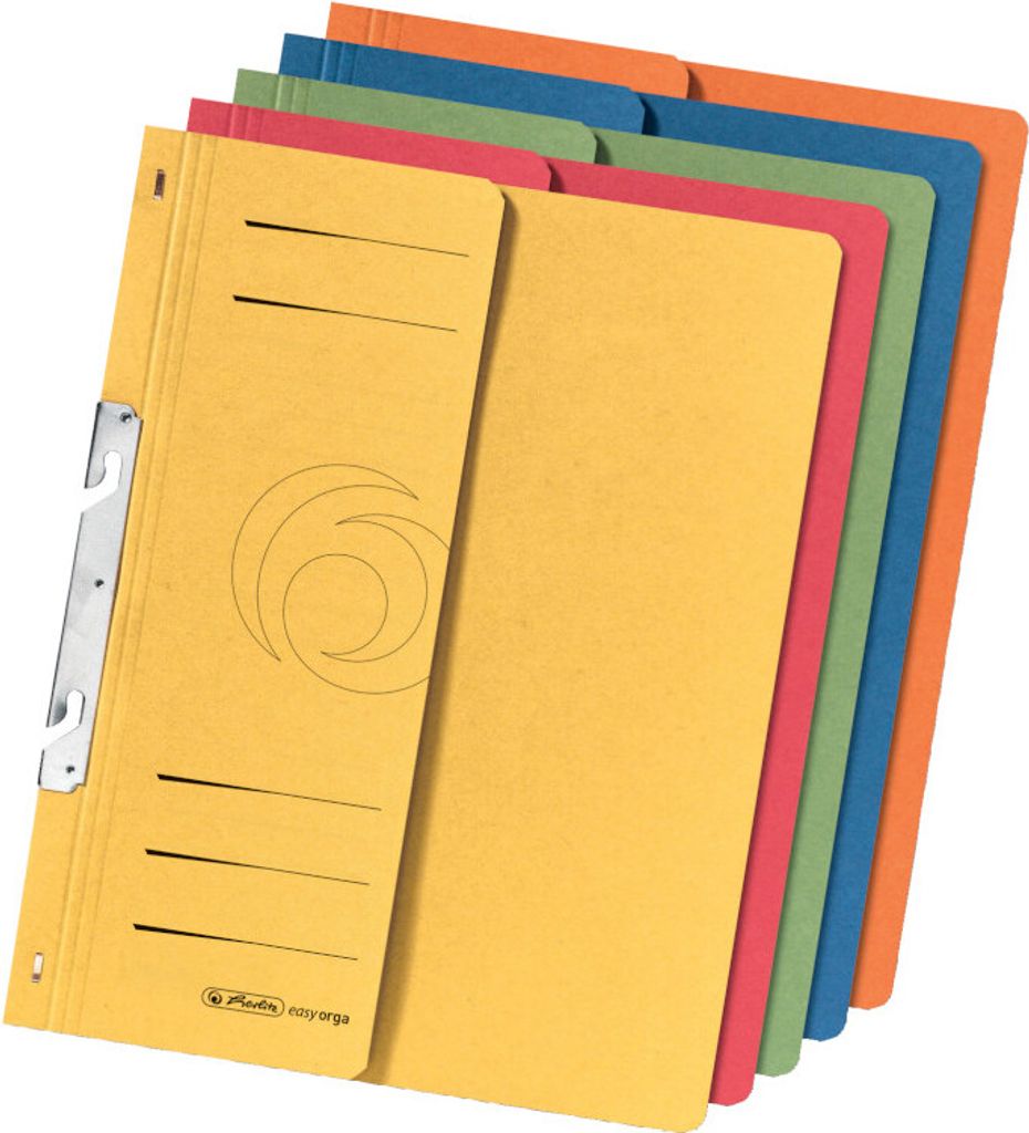 10 Herlitz Einhakhefter / aus Manila Karton / DIN A4 / 5 Produktbild 