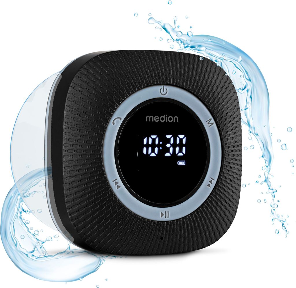MEDION S66884 Duschradio mit Bluetooth (Badradio, UKW Produktbild