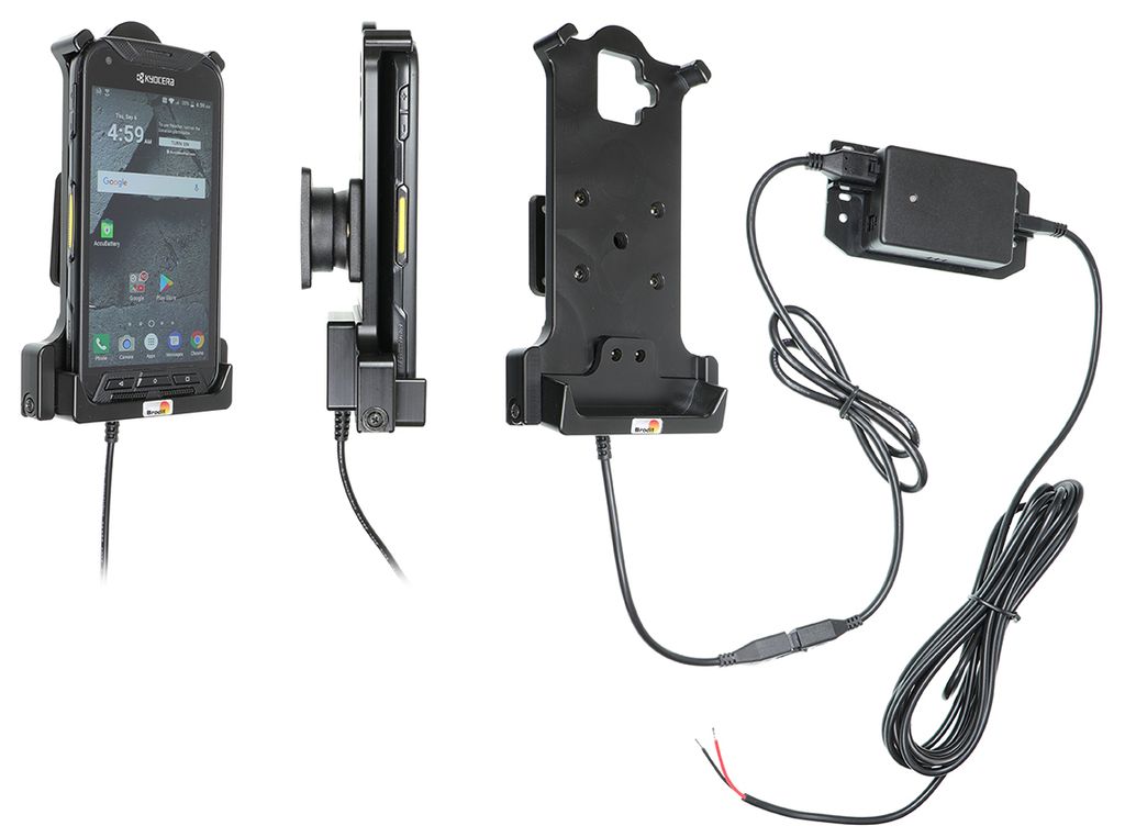 Brodit Gerätehalter 713075 mit Ladefunktion - für Smartphones - Kyocera Duraforce Pro