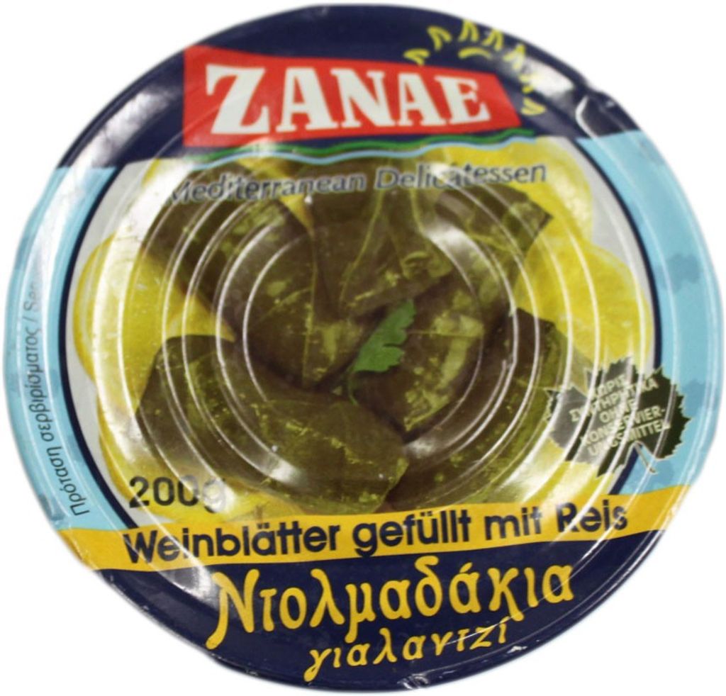 Zanae Weinblatter gefüllt mir Reis 200g Produktbild 