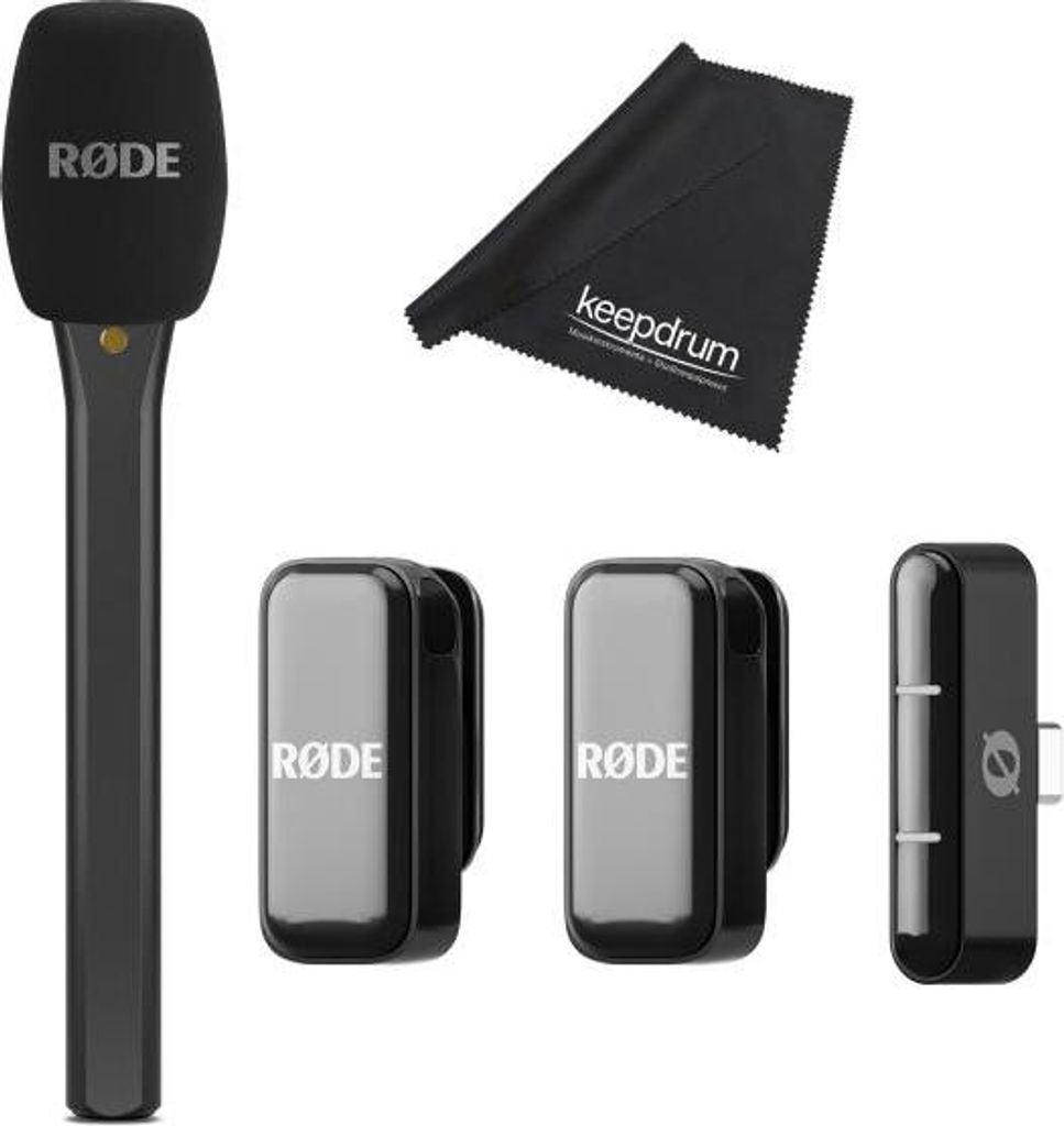 Rode Mikrofon-Funksystem Wireless Micro USB-C Interview Set