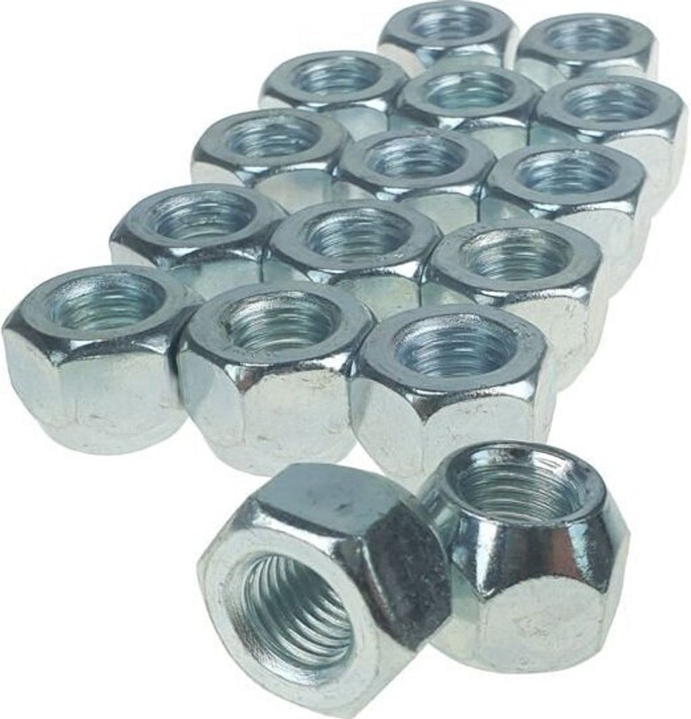 20x Otvorené matice kolies M12x1,25 s kužeľovým golierom 16 Obrázok produktu 