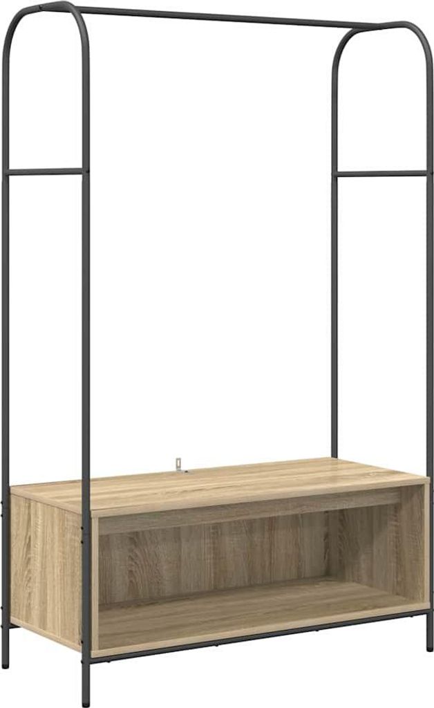 Kleiderständer Braun Eichen-Optik 100 x 44 x 160 cm
