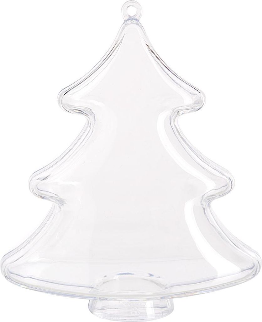 Acrylform Tanne 10 cm Weihnachtsbaum Deko Basteln 3D Kunststoffform