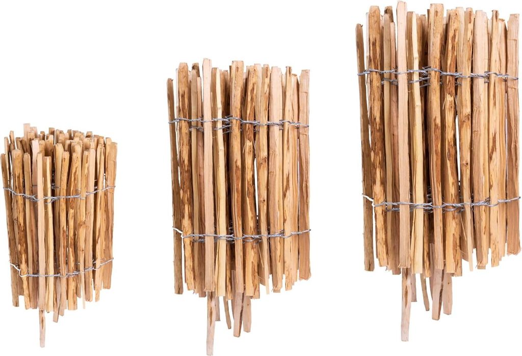 Recinzione Giardino in Legno di Nocciolo 50 cm x 5 m Immagine del prodotto 