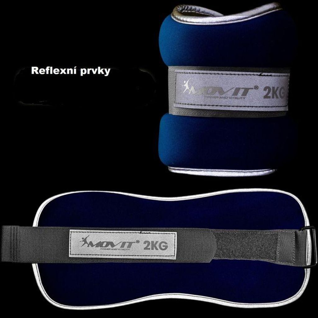 MOVIT neoprénové záťažové reflexné manžety, 2 x 1,5 kg Obrázok produktu 