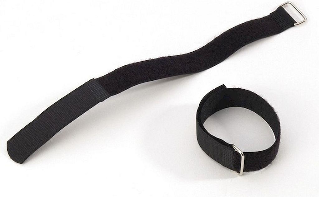 Adam Hall Accessories VR 4040 BLK - Klett Kabelbinder 400x38mm schwarz